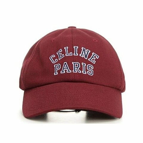【CELINE】Richelieu 棉質 刺☆ 帽子 棒球帽 老帽 葡萄紫色 海軍藍色 AA0MI2U74.GLR7