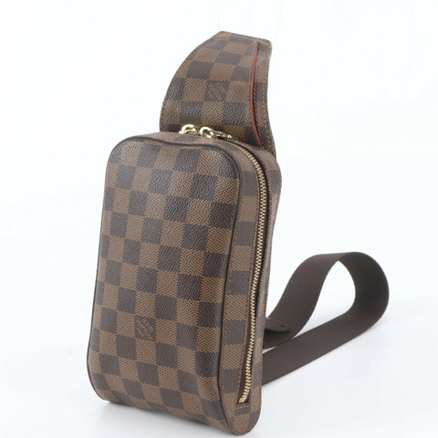 路易威登 Damier Geronimos N51994 男士皮革兩用斜背包/腰包