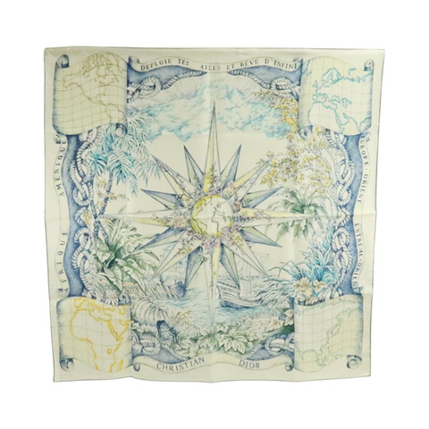 Dior 絲質Scarf 90x90cm絲巾