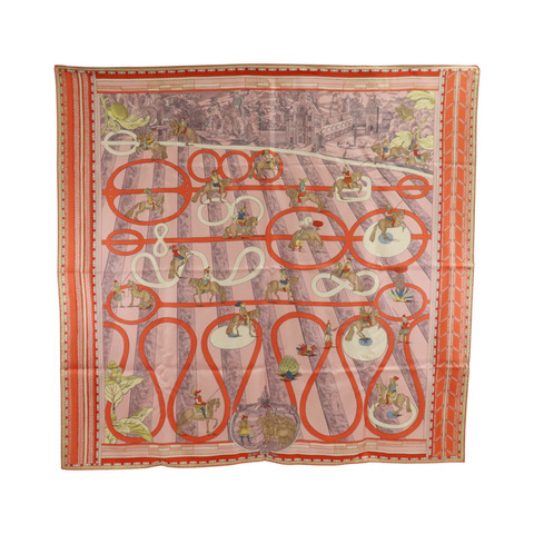 HERMES 絲質Scarf 90x90cm絲巾