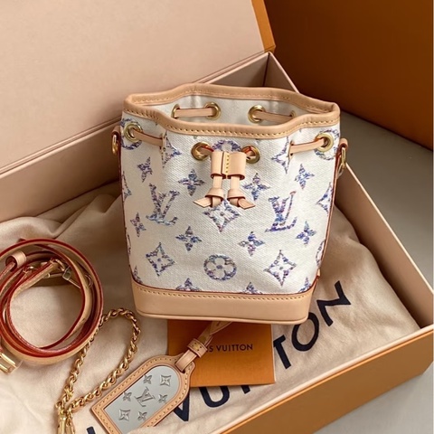 Louis Vuitton • 24ss航海限定老花Noe Nano水桶包 芯片款✨