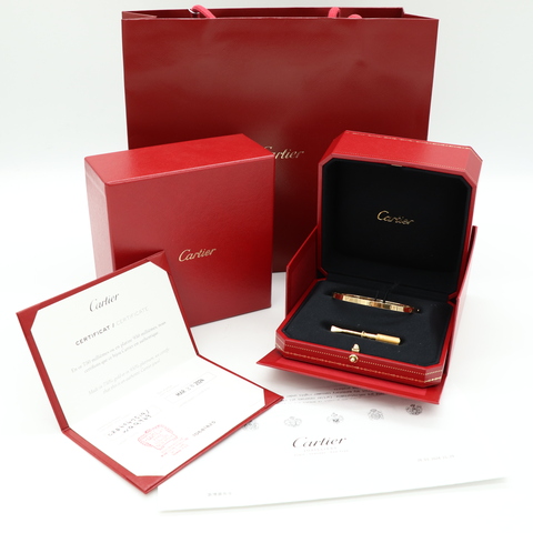 Cartier 卡地亞 經典 Love 18k金手鐲 size 19