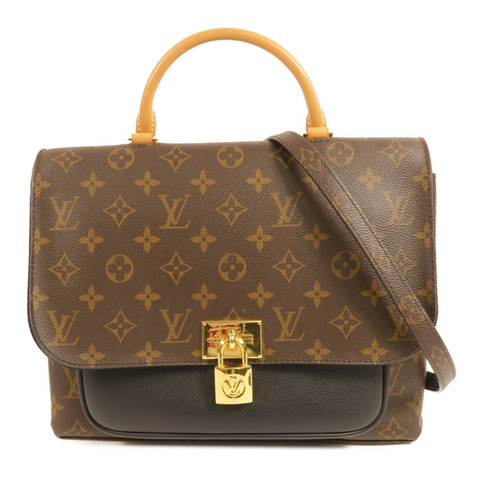 LOUIS VUITTON Monogram Marignan金扣手挽肩背兩用袋
