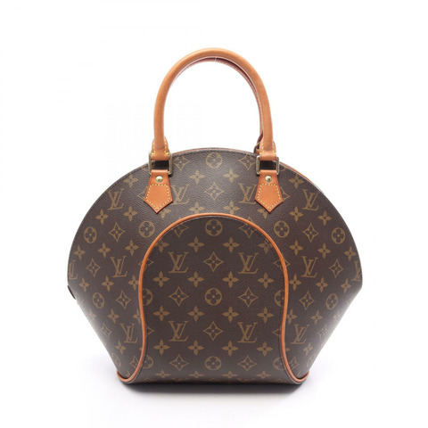 路易威登 Ellipse MM Monogram 手提包 M51126 PVC塗層帆布皮革棕色二手女士