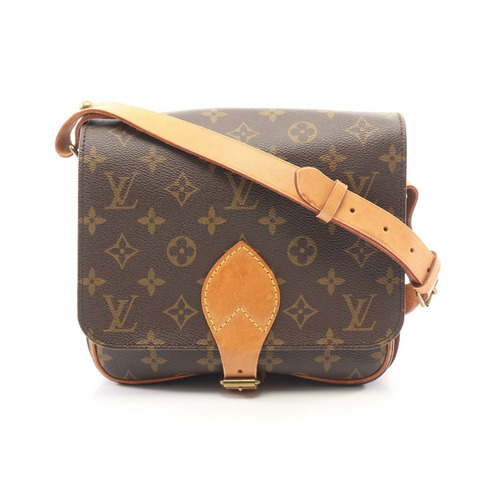 路易威登 Cult Ciel MM Monogram 肩背包 M51253 PVC 塗層帆布皮革棕色二手女款