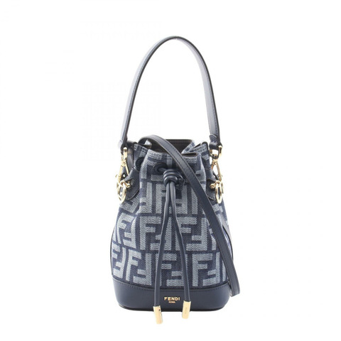 FENDI Mini Mon Tresor FF 提花斜背包 8BS109AWVAF0NAP 帆布 全新