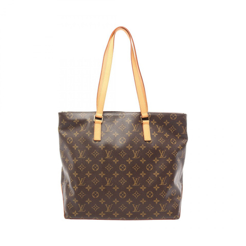 路易威登 Kabamezo Monogram 手提包 M51151 PVC塗層帆布皮革棕色二手女士