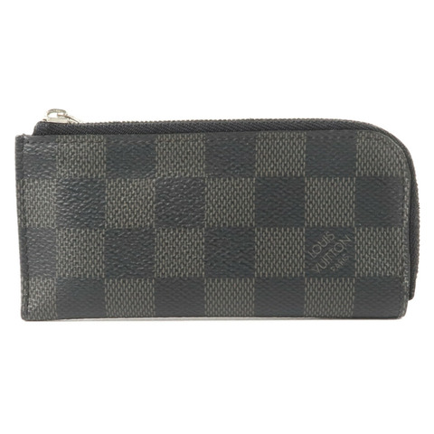 LOUIS VUITTON Damier Graphite Cles Coin Case零錢包