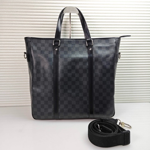 【98新❤️商務通勤必備✨ 全網最低價！】Louis Vuitton/LV 棋盤格公文包手提包（下單前先詢問庫存❗️❗️）