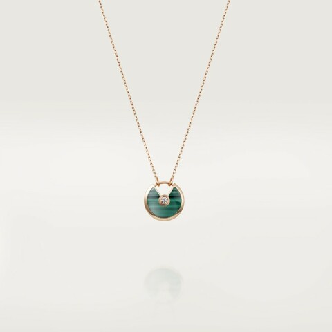 Cartier Amulette de Cartier 大號綠色護身符項鍊 19年全套