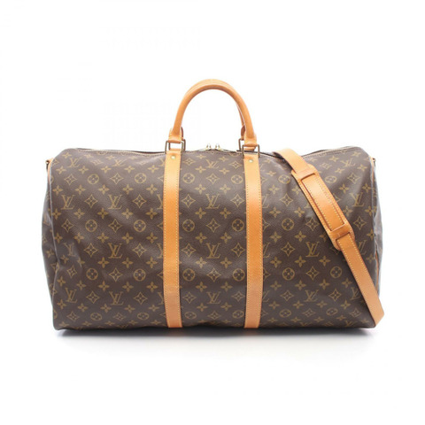 路易威登 Keepall 55 單肩手提包 M41424 Monogram 帆布皮革二手
