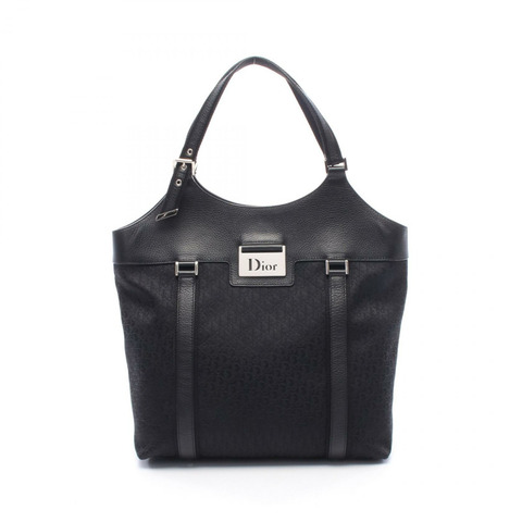 Dior Street chic trotter 手提包，帆布皮革材質，黑色，二手男士款