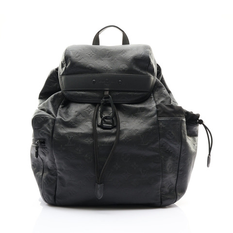 黑色 壓紋牛皮 Discovery 後背包【LOUIS VUITTON LV 路易威登】 M43680