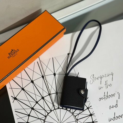 HERMES Ulysse Nano Verso筆記本吊飾 - 黑 Z
