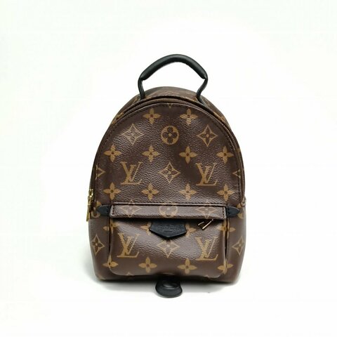 LOUIS VUITTON PalmSprings小書包Mini新款拉鏈外露PVC晶片肩背包