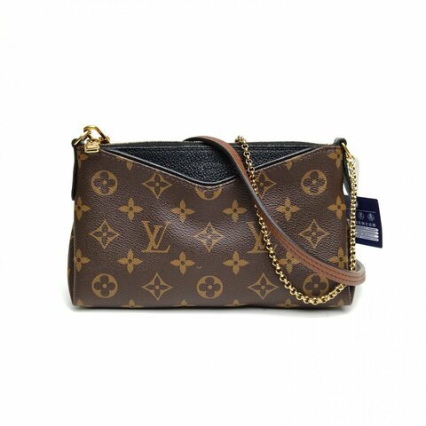 LOUIS VUITTON Pallas傳奇Cluth23老花PVC老花肩背包