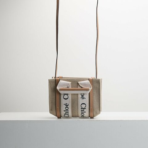 Chloé woody tote mini/奶茶