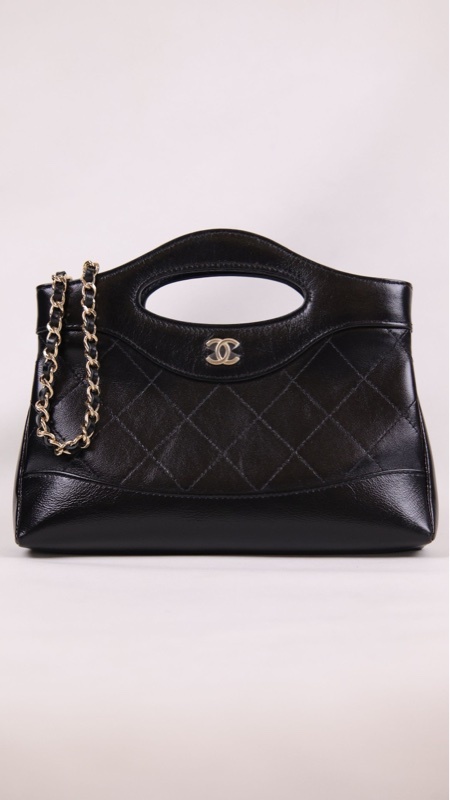 Chanel 24S油蜡皮羊皮31bag nano单肩包
