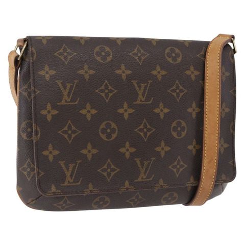 路易威登 Monogram Musette Tango 肩背包 M51257 LV Auth BA14398A