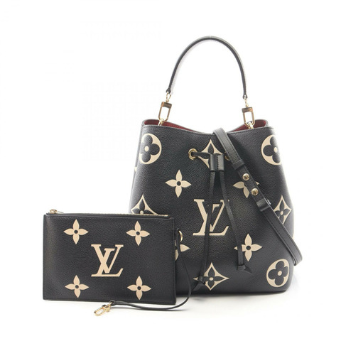 路易威登 NeoNoe MM 雙色斜背包手提包 M45497 Monogram empreinte LV