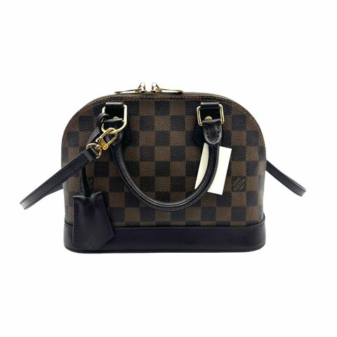 【美收精品】 Louis Vuitton Alma 棋盤格貝殼包  C-737  隔月月中將轉賣至日本 上架期限30天】