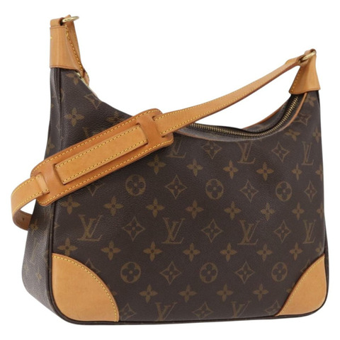 路易威登 Monogram Boulogne 30 肩背包 M51265 LV Auth 186621A