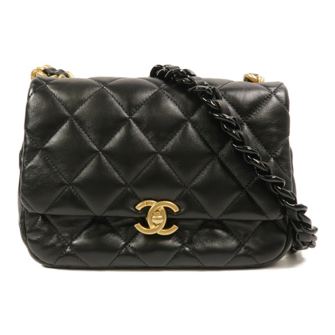 CHANEL 羊皮皮革Chain Shoulder鏈帶肩背袋