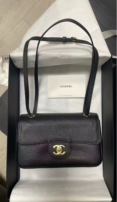 Chanel香奈兒26B機場包的超級mini黑金
