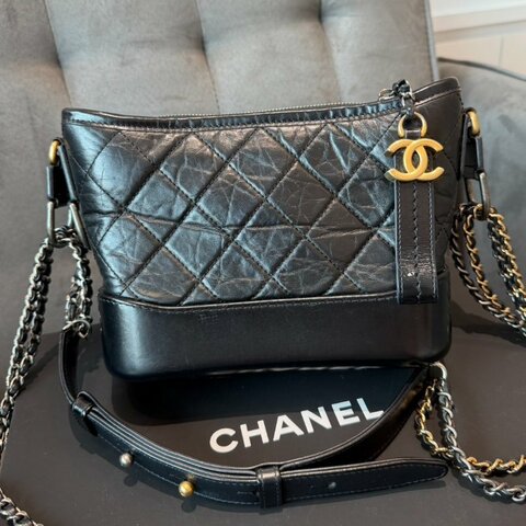 Chanel Gabrielle Hobo 小號流浪包 黑
