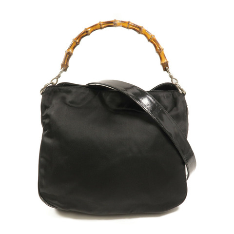 GUCCI 尼龍Vintage Bamboo手挽肩背兩用袋