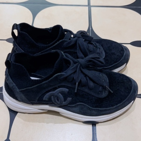CHANEL/香奈兒 系帶麂皮耐磨低幫生活休閒鞋  36碼