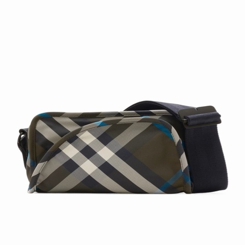 Burberry 男士 shield格紋單肩包均碼碼22cm*9cm*14cm
