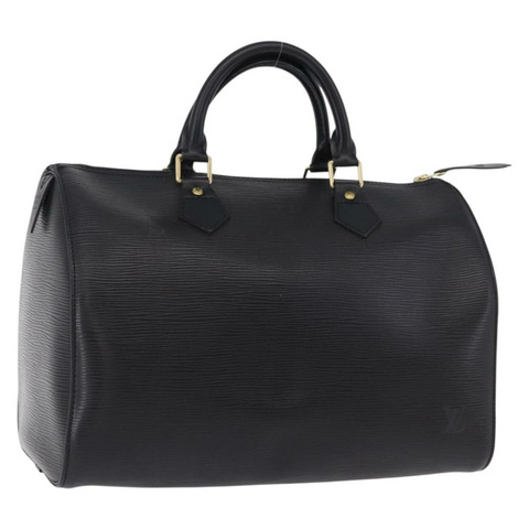 路易威登 Epi Speedy 30 手提包 Noir 黑色 M43002 LV 正品 190170SAV