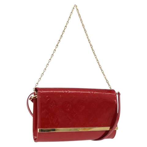 路易威登 Monogram Vernis 手拿包 Ana Pomme D'amour M90095 LV Auth SW2650M