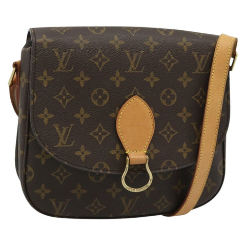 路易威登 Monogram Saint Cloud GM 肩背包 M51242 LV Auth 191129V