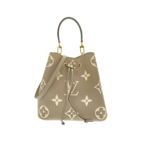 路易威登 雙色 Monogram Empreinte Neo Noe MM M45555 單肩包