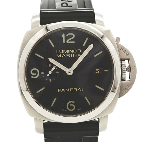 沛納海 Luminor Marina 1950 3 日動力保存 PAM00312 黑色錶盤男士腕錶