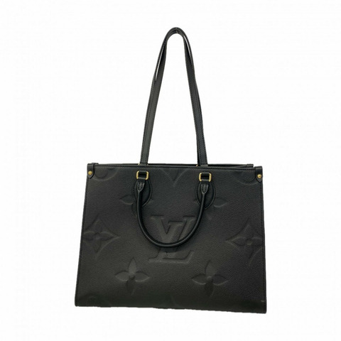 路易威登 Monogram Empreinte OnTheGo MM 手提包 M45595 黑色（黑色）女士兩用包