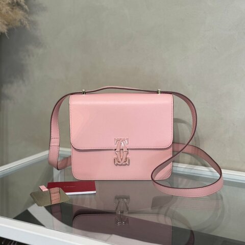 Cartier Double C de Cartier單肩包 - Mini粉