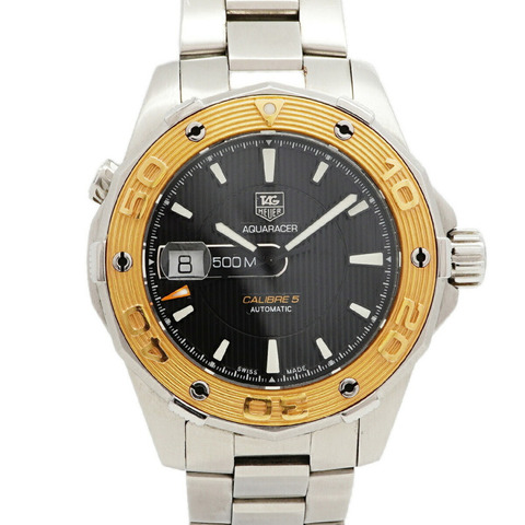 TAG Heuer Aquaracer Calibre 5 WAJ2150 黑色錶盤男士手錶