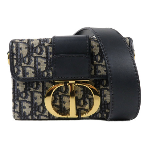 Dior Dior Oblique帆布30 Montaigne Box Bag肩背袋