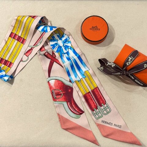 HERMES JumpingTwilly 絲巾