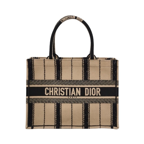 迪奧/Dior  托特 中號  米拼黑