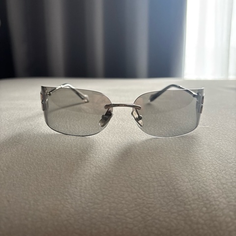 Miu Miu 無框太陽眼鏡墨鏡 SMU A51 灰色