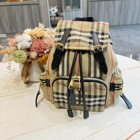 *SHIHNA名牌精品* Burberry Rucksak Vintage 經典紋後背包