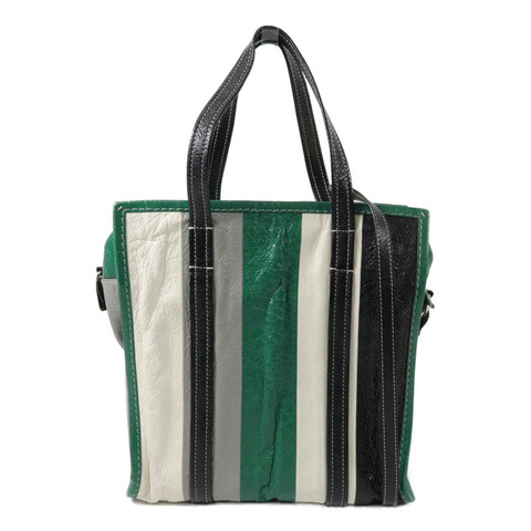 BALENCIAGA 牛皮皮革Bazar手挽肩背兩用袋