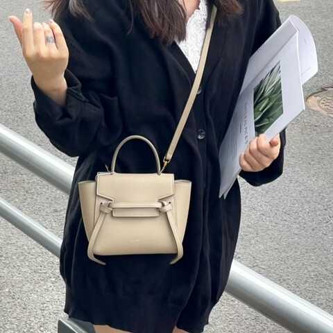 Celine 鯰魚 奶茶色 超mini 斜背包
