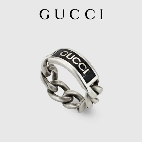 Gucci Interlocking 鍊戒#20