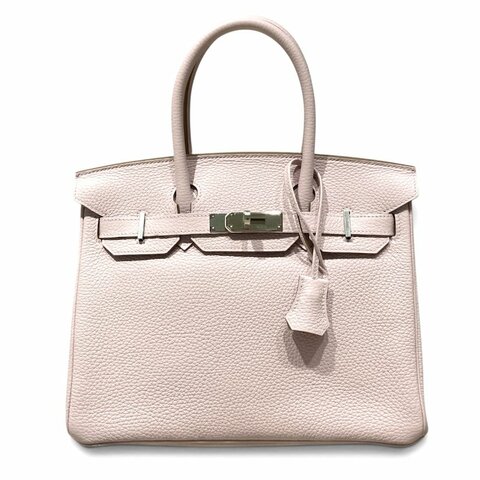 HERMES 愛馬仕 BIRKIN 30 柏金包 TC皮 夢幻紫 銀釦 B刻