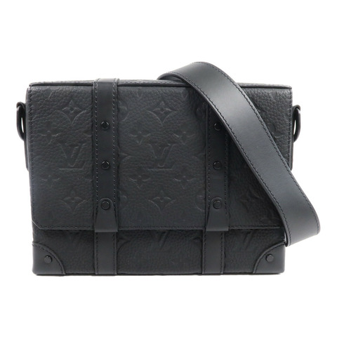 LOUIS VUITTON Monogram Taurillon Trunk Messenger Bag肩背袋